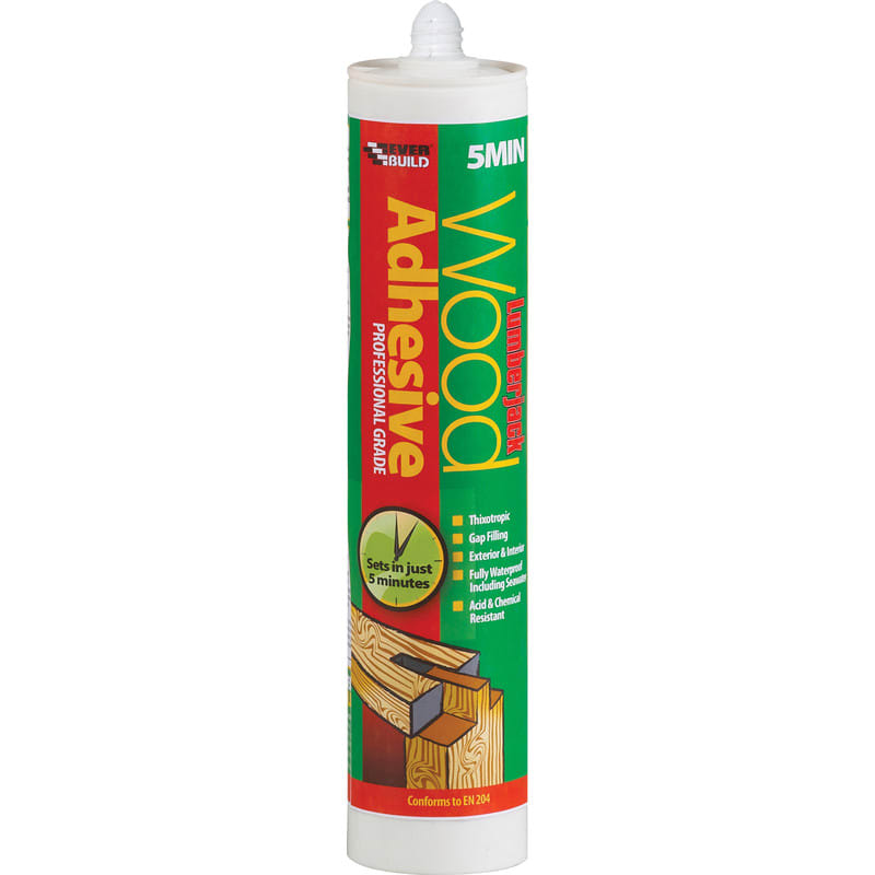 Product image for Everbuild 5 Minute Polyurethane Wood Glue Gel 310ml