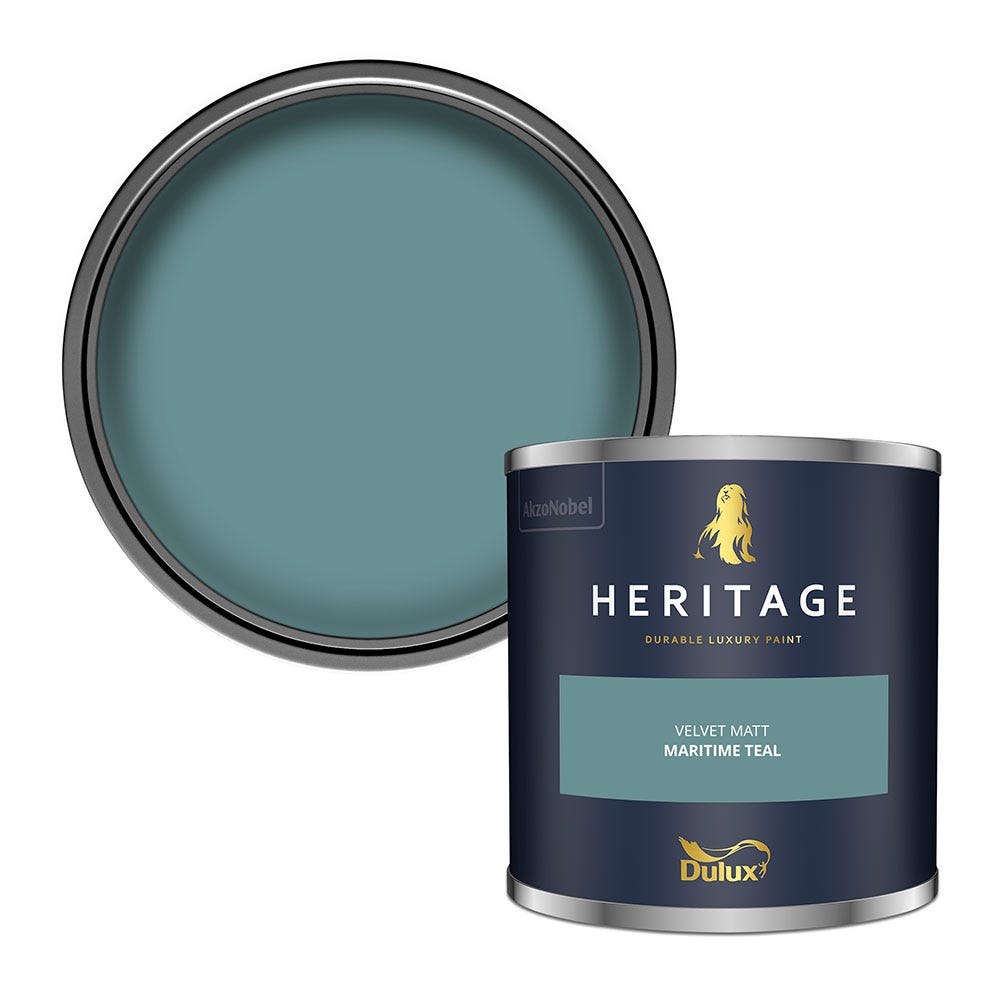 Image of Dulux Heritage Tester Maritime Teal 125ml