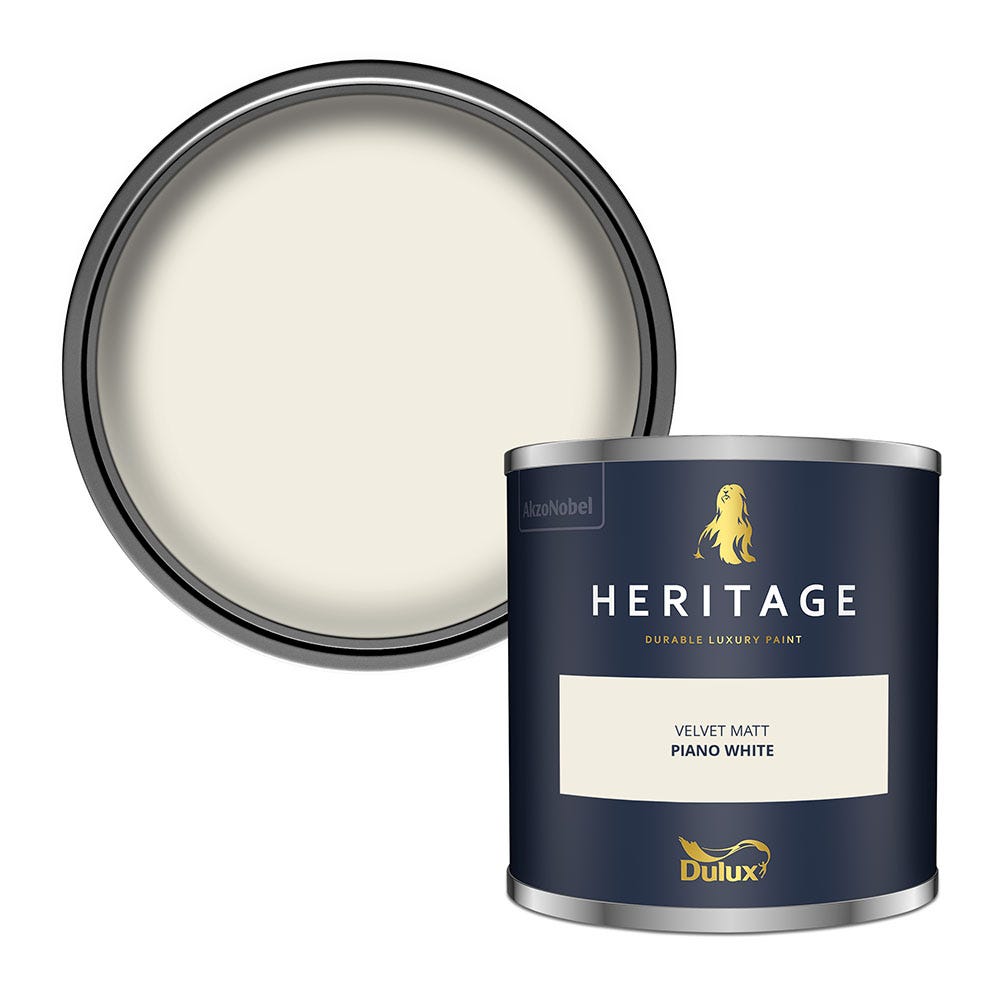 Image of Dulux Heritage Tester Piano White 125ml