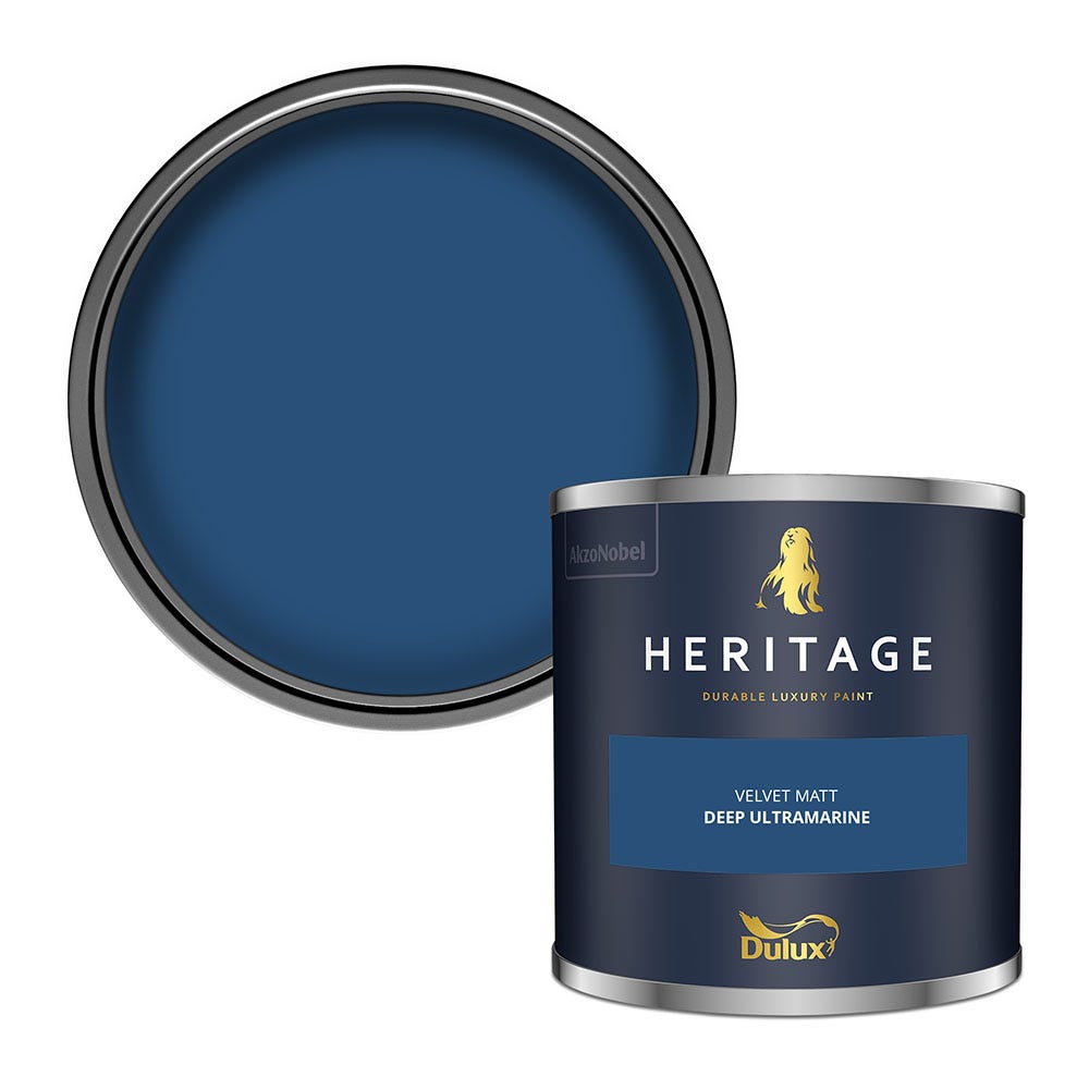 Dulux Heritage Tester Deep Ultramarine 125ml Price Comparisons | Compare The Build
