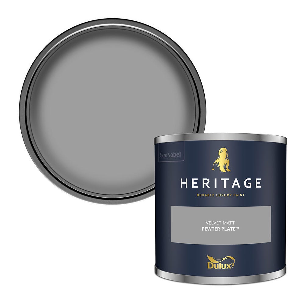 Product image for Dulux Heritage Tester Pewter Plate 125ml