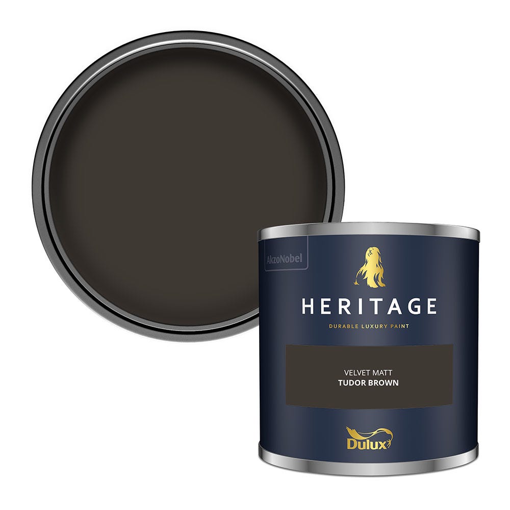 Product image for Dulux Heritage Tester Tudor Brown 125ml