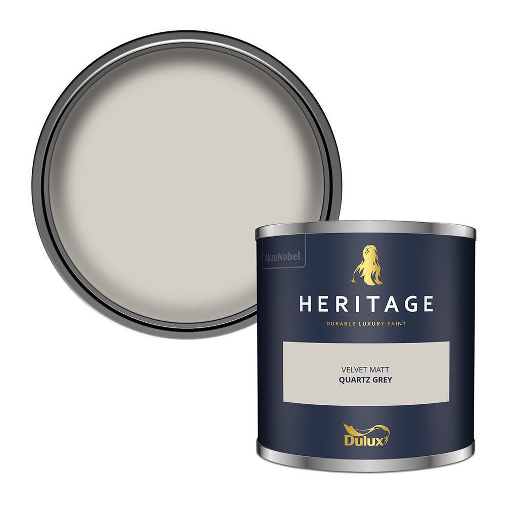 Dulux Heritage Tester Quartz Grey 125ml Price Comparisons | Compare The Build