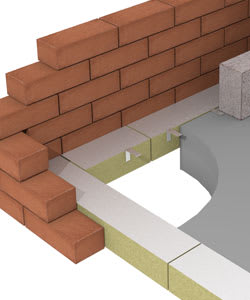 Product image for ARC Fire Stop Slab 140mm Cavity 145mm X 100mm X 1200mm (18/pack)
