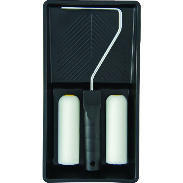 Product image for Hamilton 4 Piece Gloss Roller Kit  Frame & Tray
