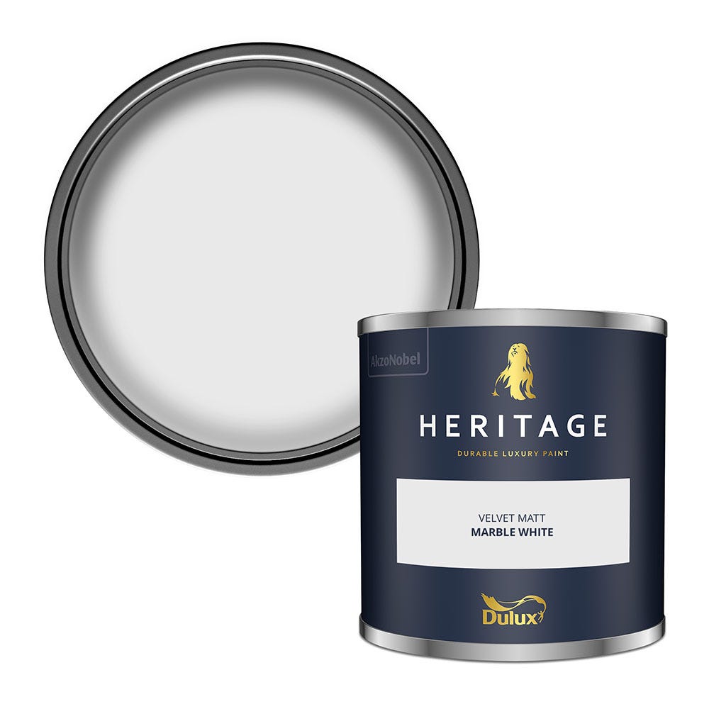 Product image for Dulux Heritage Tester Marble White 125ml