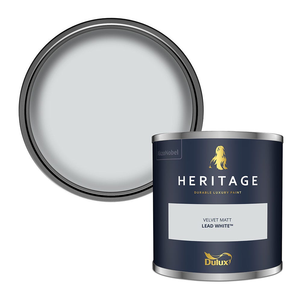 Product image for Dulux Heritage Tester Lead White 125ml