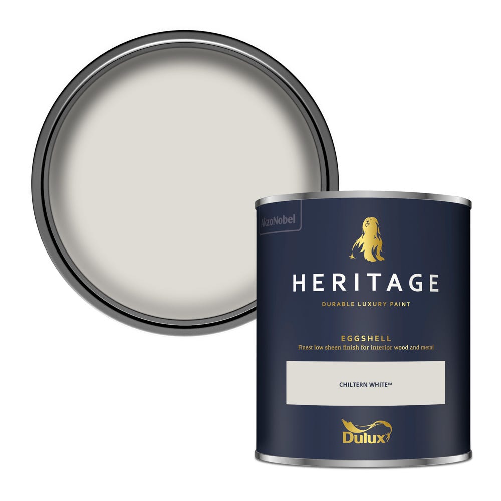 Product image for Dulux Heritage Eggshell Chiltern White 750ml