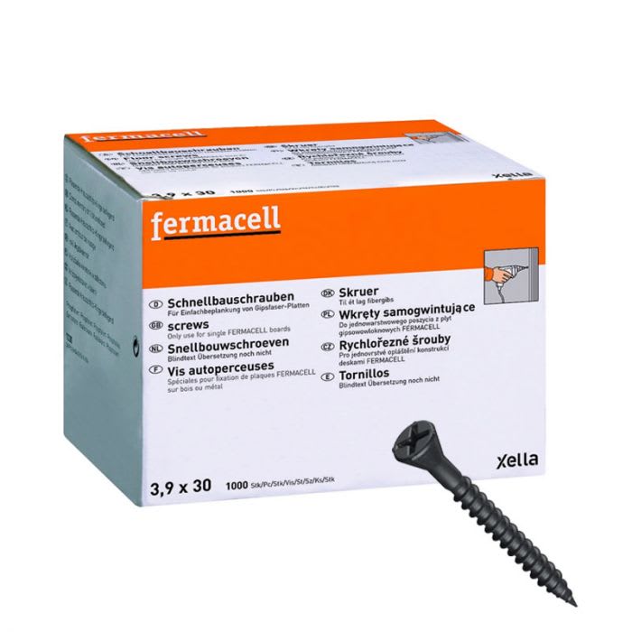Product image for Fermacell Screws 3.9 X 30mm (1000/box)