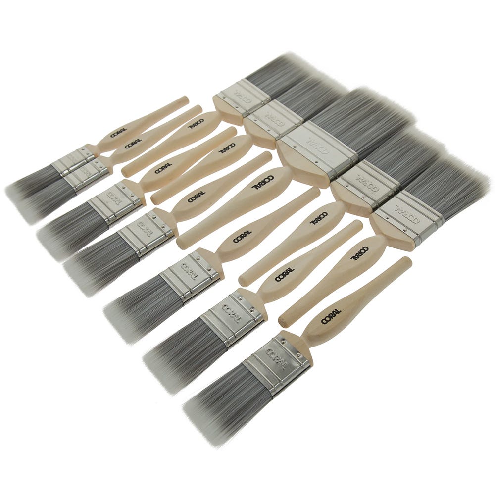 Product image for Coral Painter's Dozen Paint Brush Set Pack of 12