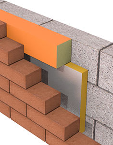 Image of ARC Cavity Stop Sock 115mm Cavity 130mm X 120mm X 1200mm (15/pack)