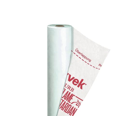 Product image for Tyvek Firecurb Housewrap Breather Membrane 1.5m X 50m (75m2/roll)