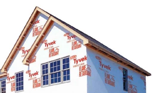 Product image for Tyvek Firecurb Housewrap Breather Membrane 1.5m X 50m (75m2/roll)