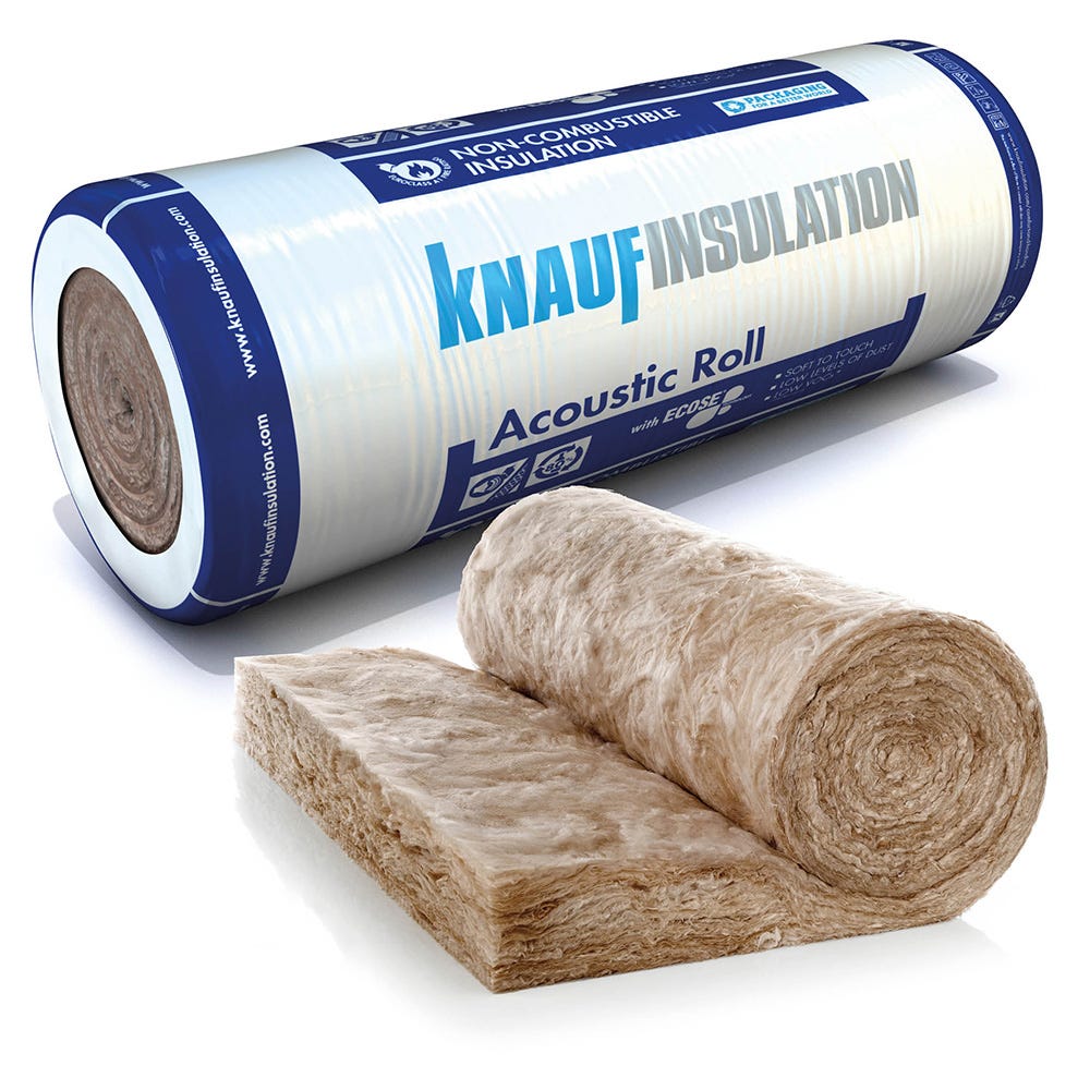 Image of 100mm Knauf Earthwool Acoustic (APR) Insulation Roll (12.36m2/roll)