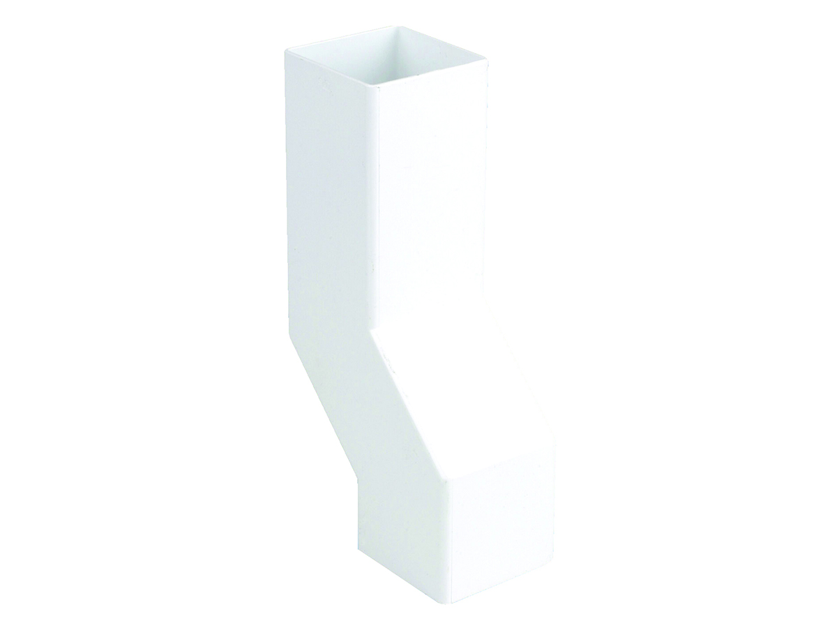 Product image for Osma Squareline 4T838 Pipe Wall Offset 61mm White