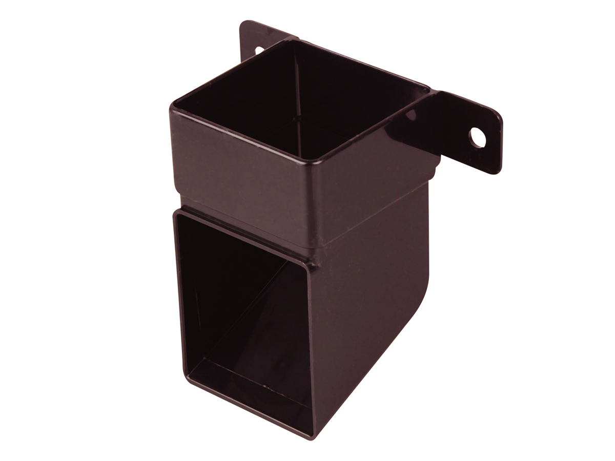 Product image for Osma Squareline 4T832 Pipe Shoe And Bracket 61mm Brown