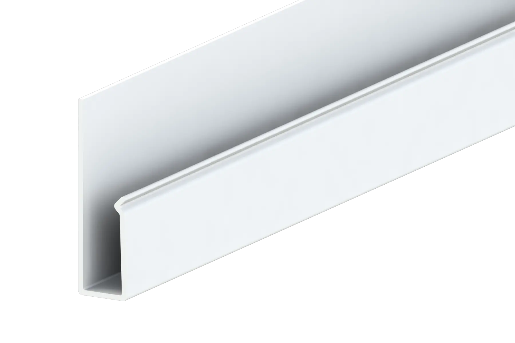 Product image for Liniar Soffit J Trim White 3000mm X 50mm (pack Of 5)