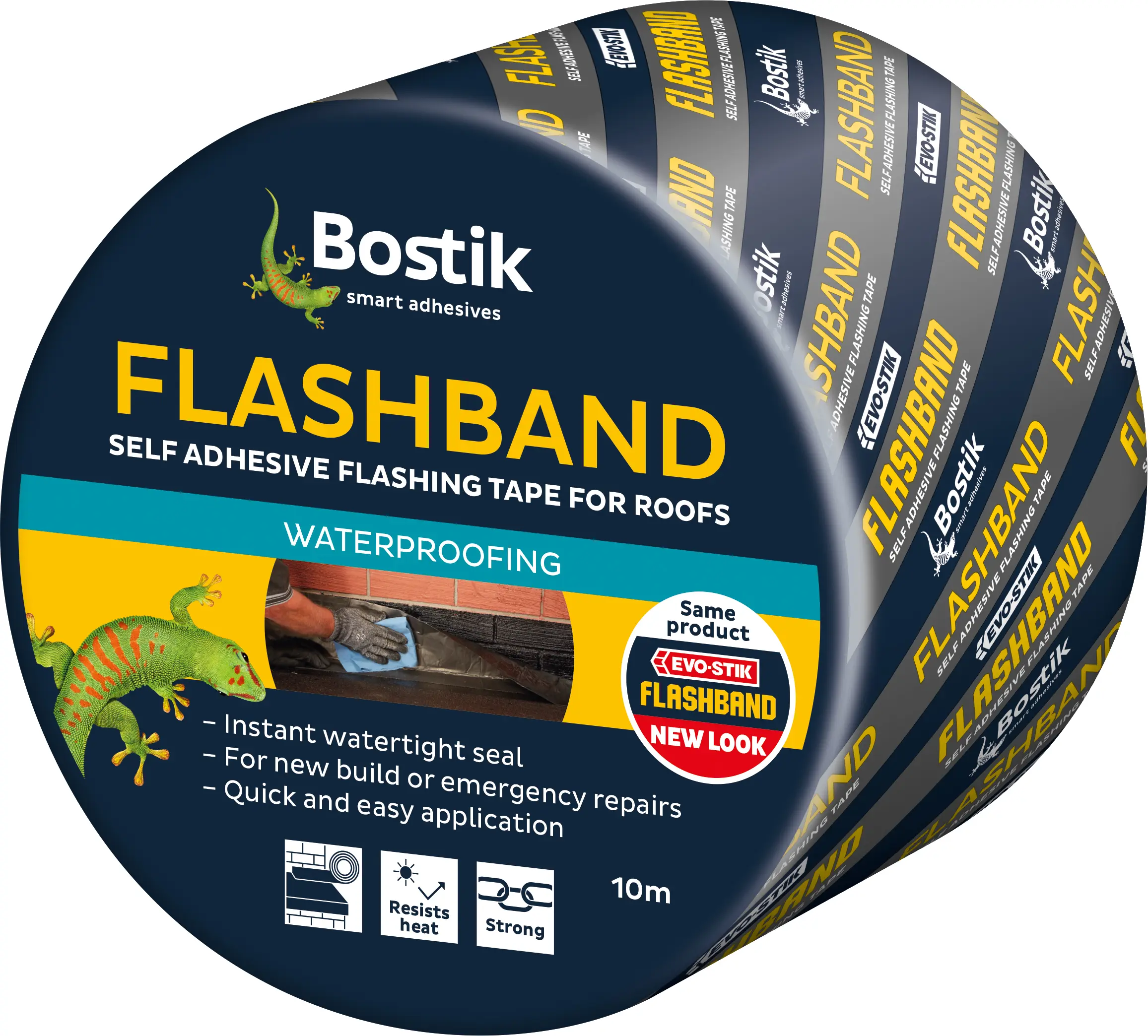 Product image for Evo-stik Flashband Self Adhesive Flashing Tape Grey 150mm X 10m