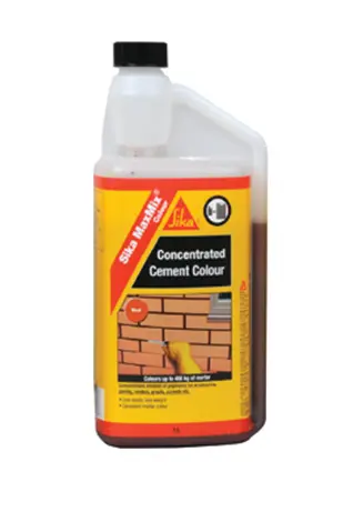 Product image for Sika Maxmix Cement Colour Red 1L