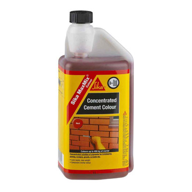 Image of Sika Maxmix Cement Colour Red 1L
