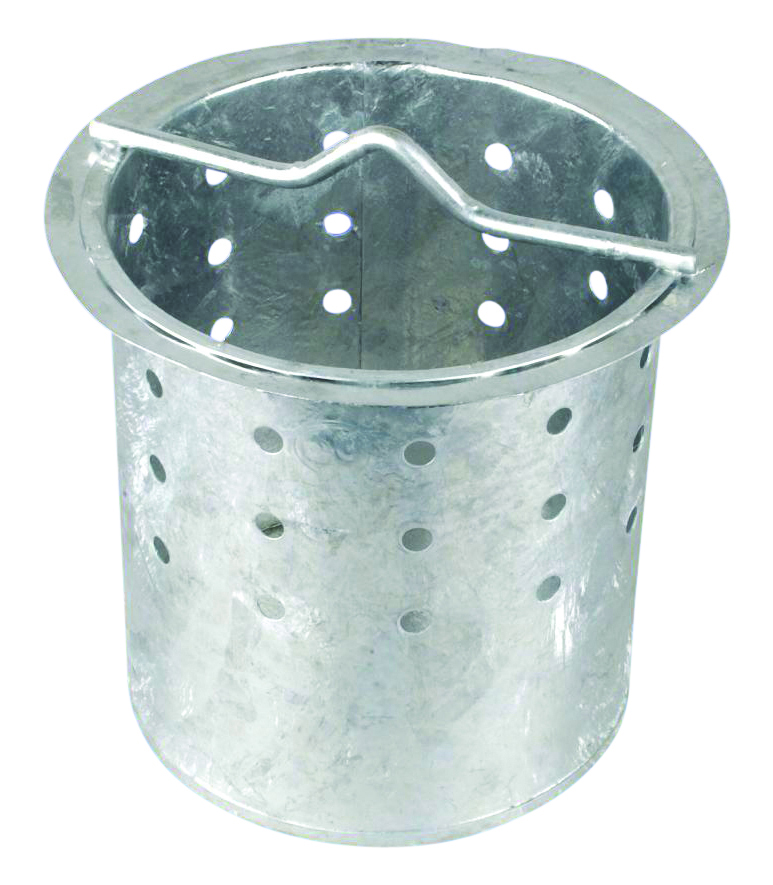 Product image for Osmadrain Perforated Galvanised Steel Catchment Bucket