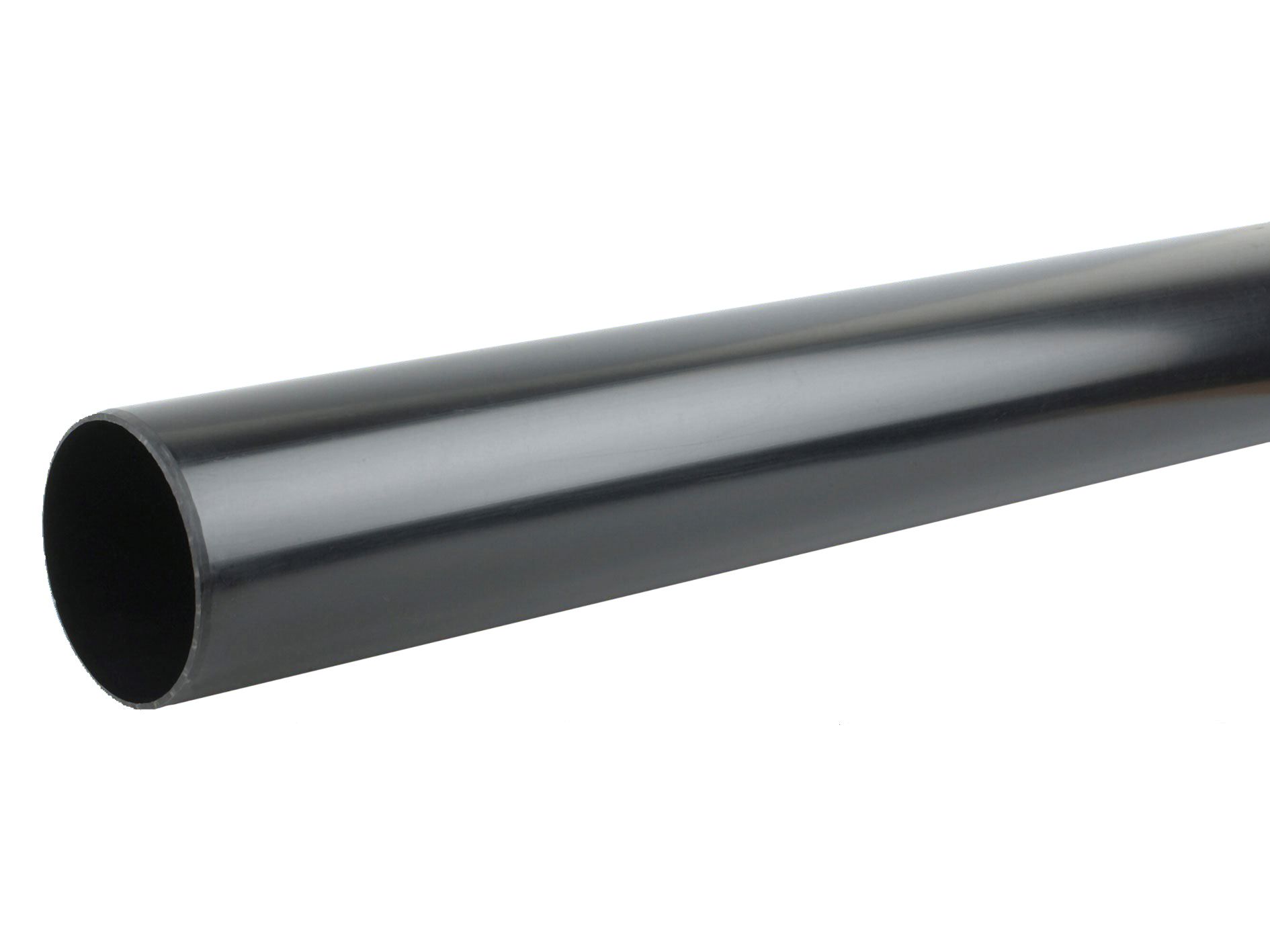 Product image for Wavin Osmasoil Plain Ended Pipe 110mm Black 3m