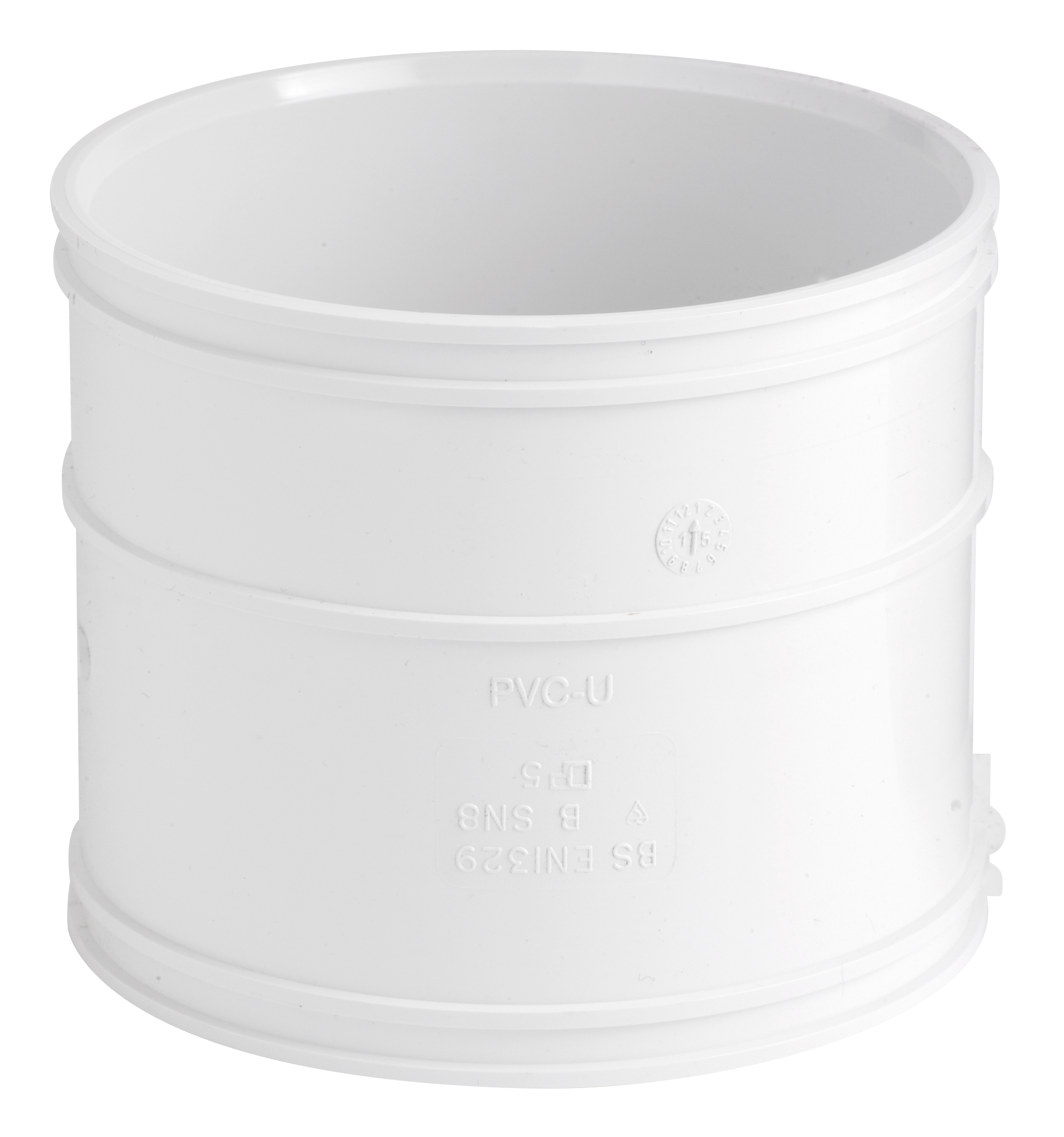 Product image for Wavin Osmasoil D/SW Double Socket Coupler 110mm White