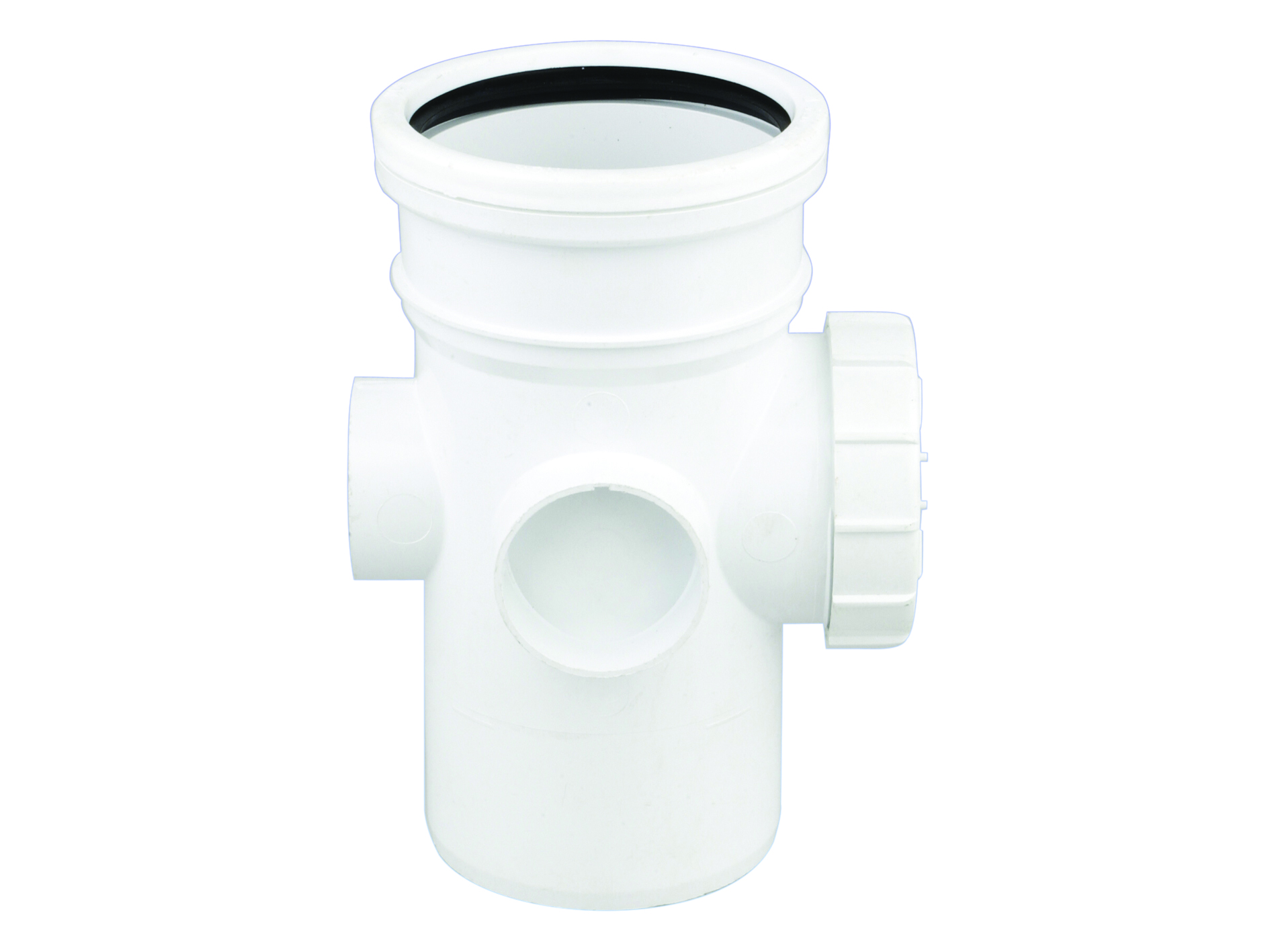 Product image for Wavin Osmasoil S/S Bossed Access Pipe 110mm White