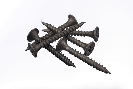 Product image for 65mm Black Drywall Screws Fine Thread (500/Box)