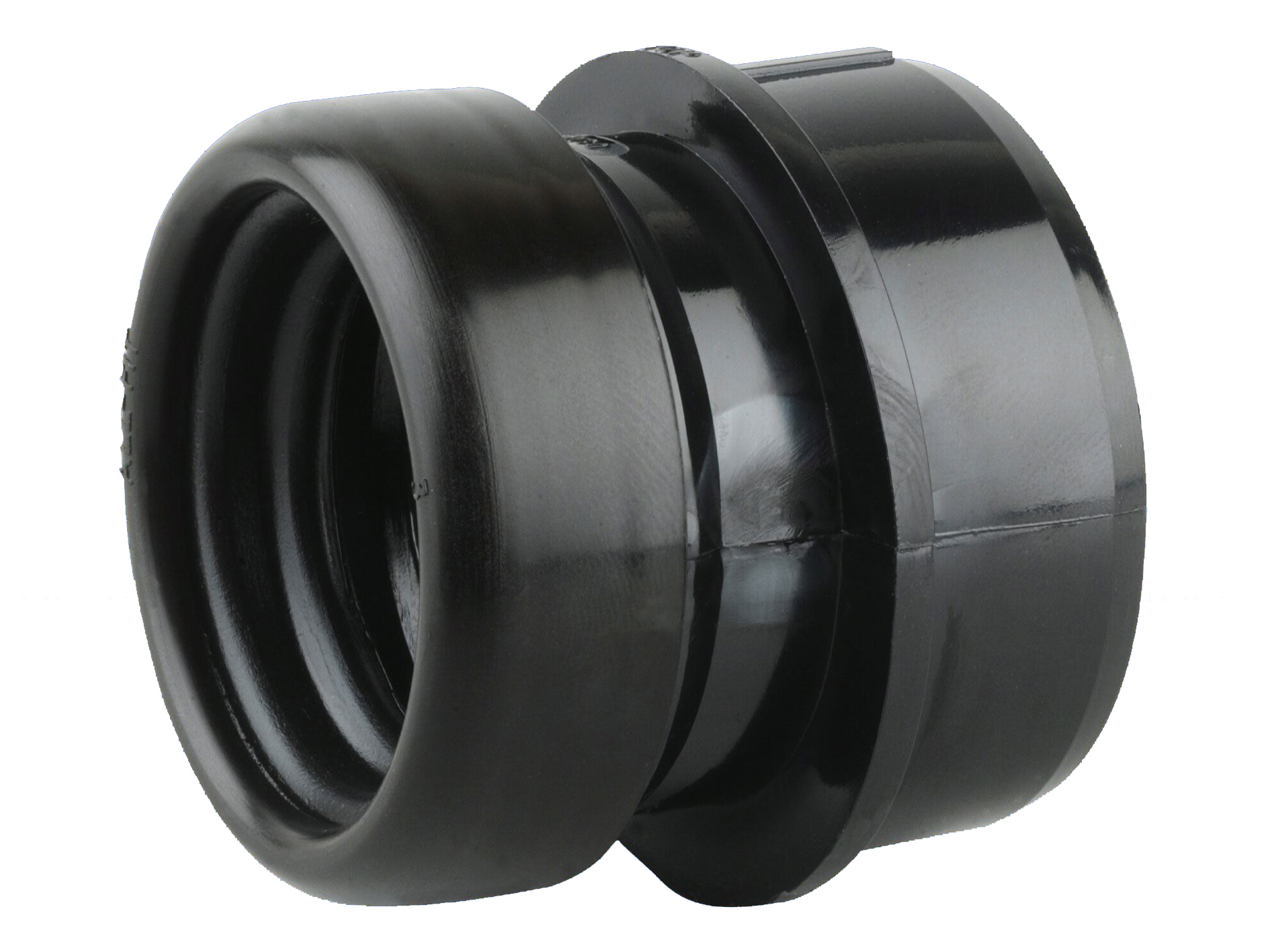 Product image for Wavin Osmasoil S/S Boss Adaptor (ring-seal) 40mm Black