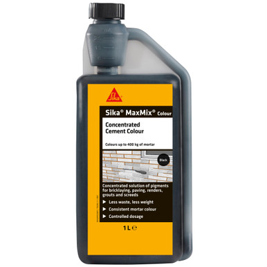 Image of Sika Maxmix Cement Colour Black 1L
