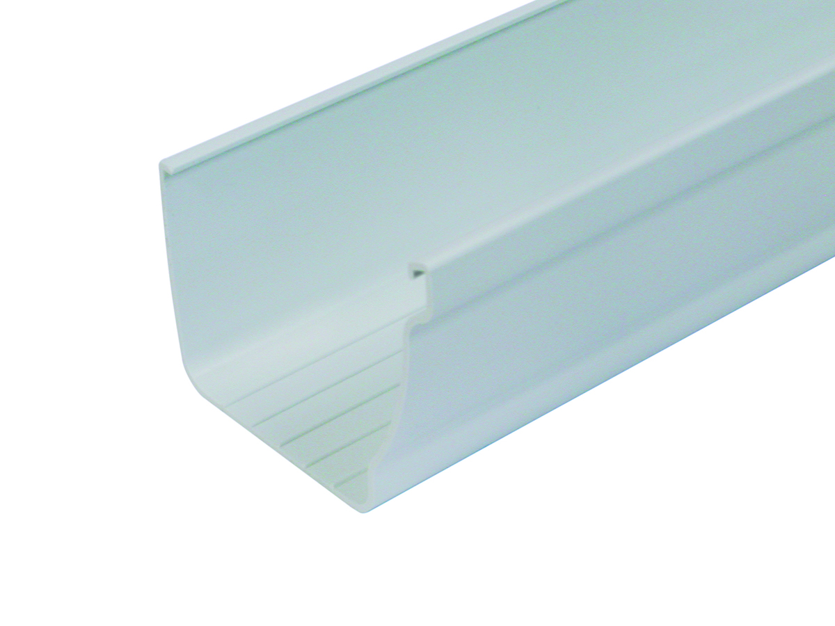 Product image for Osma Stormline 8T874 Gutter 111mm White 4M