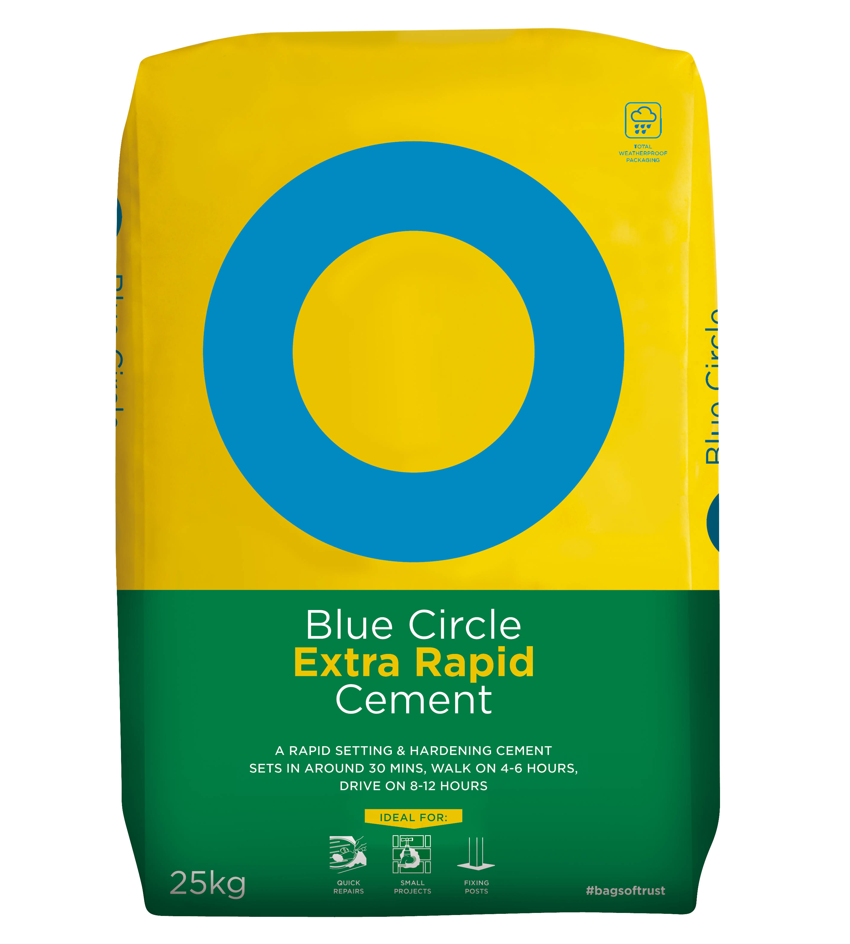 Image of Blue Circle Extra Rapid Fast Set Cement 25kg