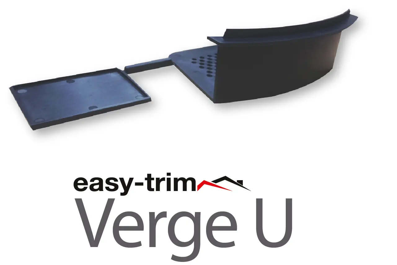 Product image for Easy Trim Easyverge Starter And End Cap Grey - Pack Of 2