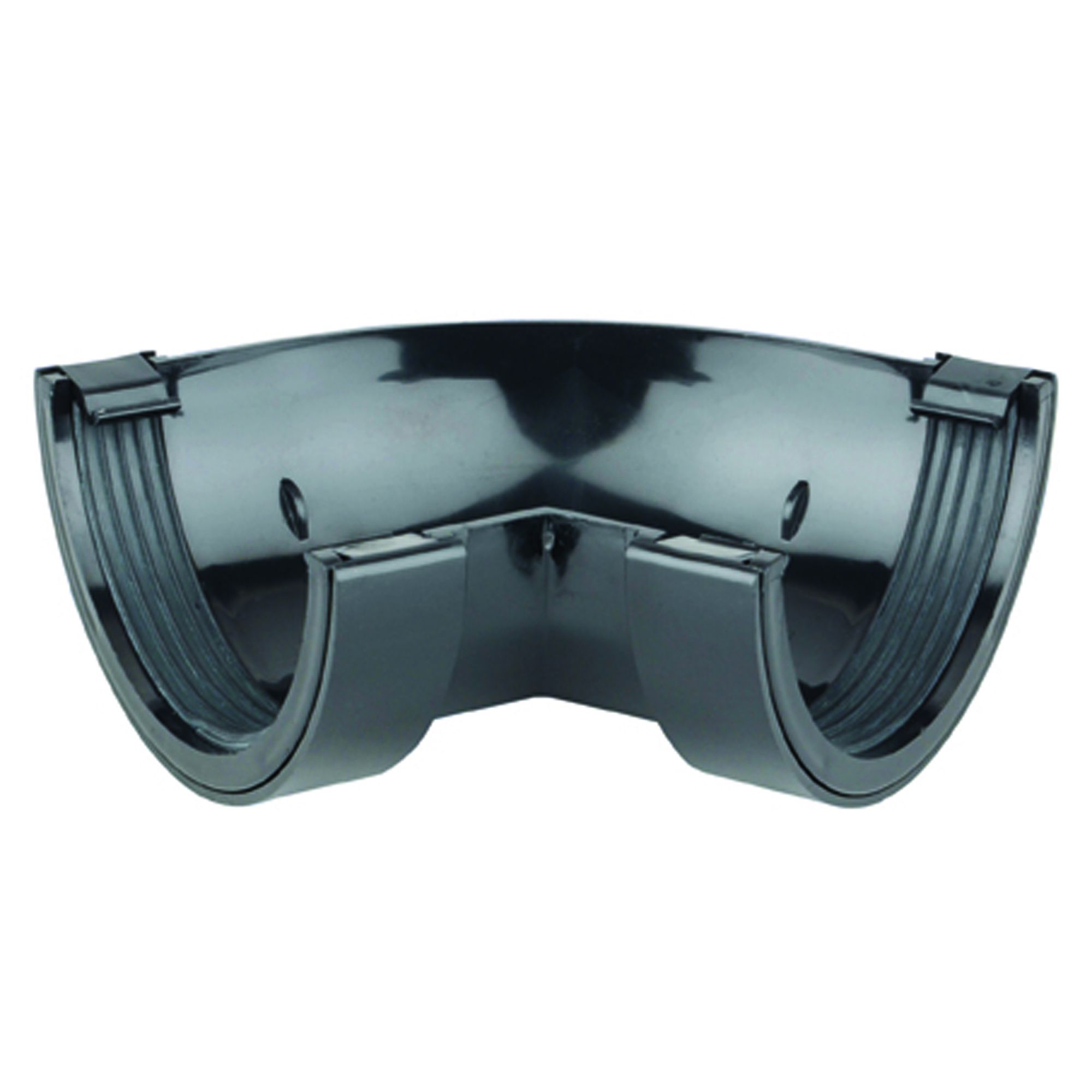 Product image for Osma Roundline 0T016 Gutter Angle 60° 112mm Black