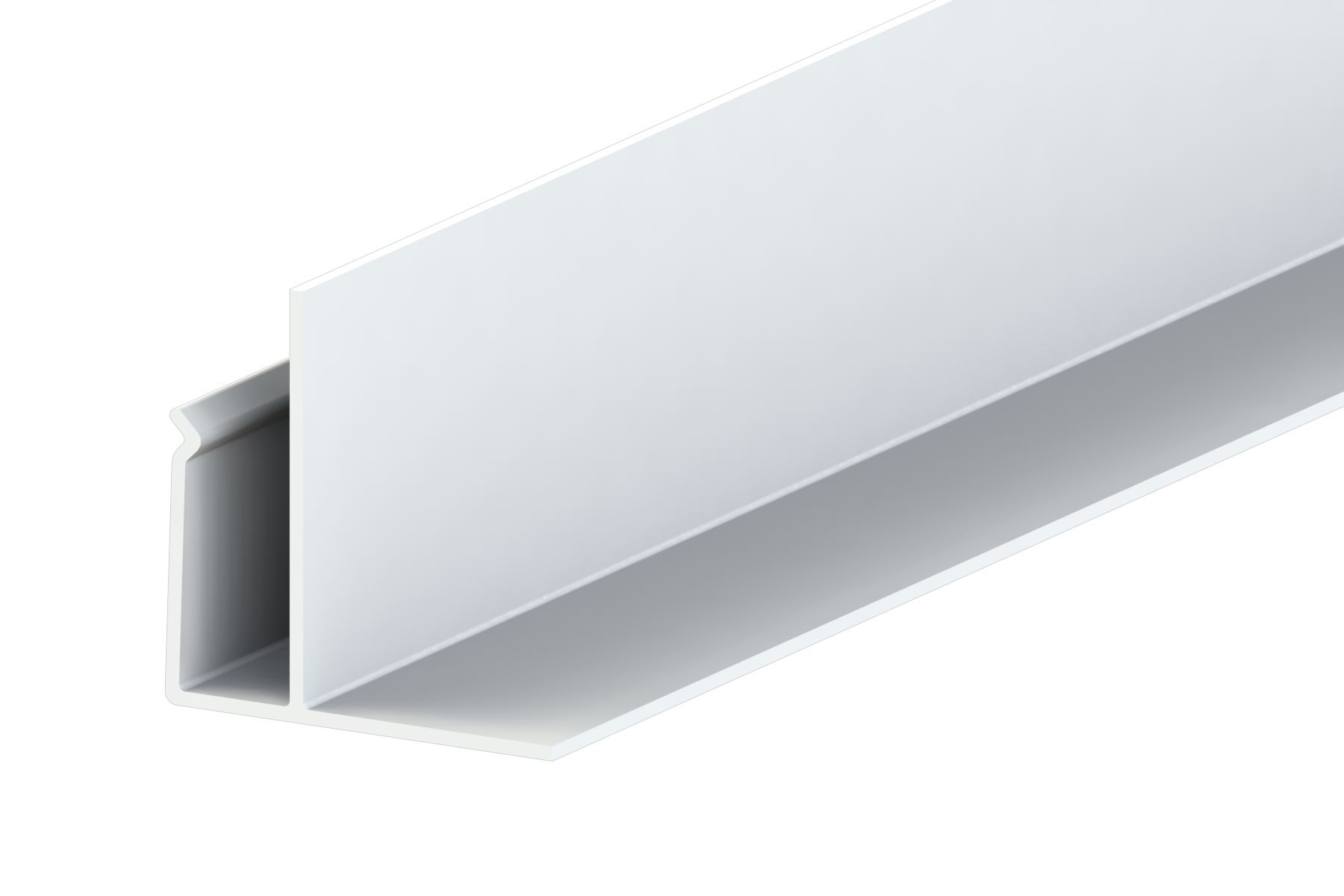Product image for Liniar Soffit F Trim White 3000mm X 50mm (pack Of 5)