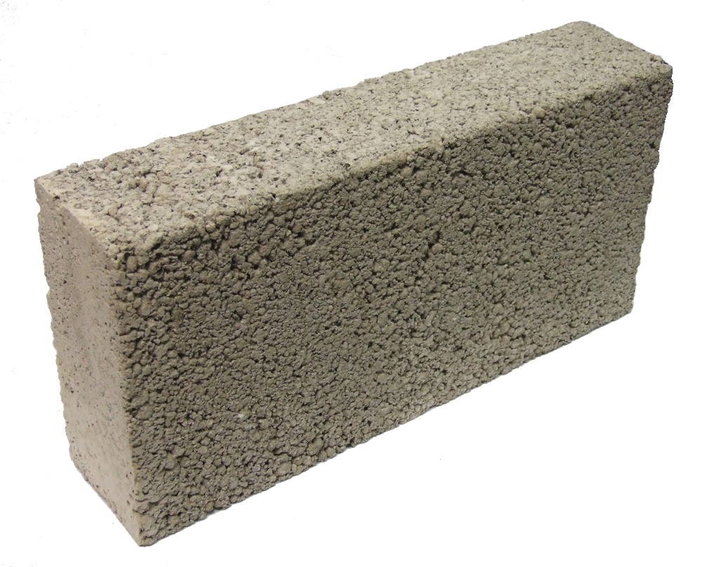 Product image for Solid Dense 7.3N Concrete Block Grey 100mm