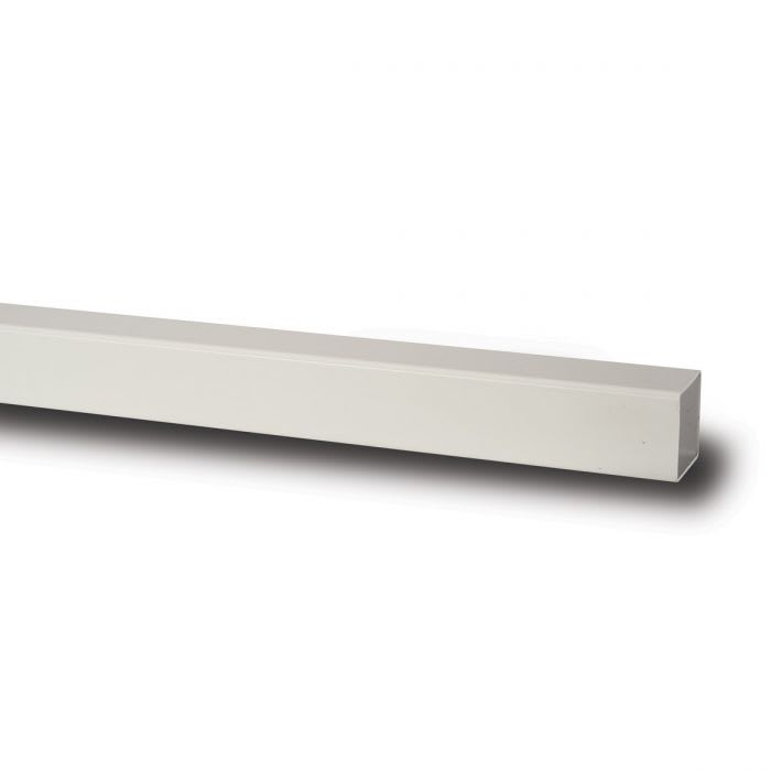 65mm Square Downpipe White 4m Price Comparisons | Compare The Build