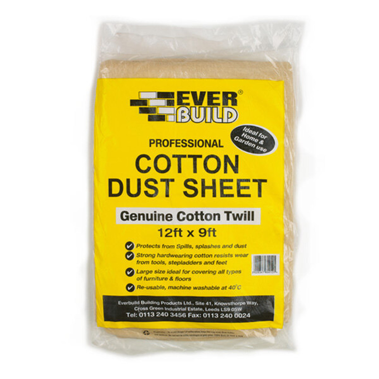 Product image for 12ft x 9ft Cotton Dust Sheet
