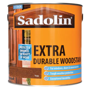Product image for Sadolin Extra Durable Woodstain Teak 2.5L