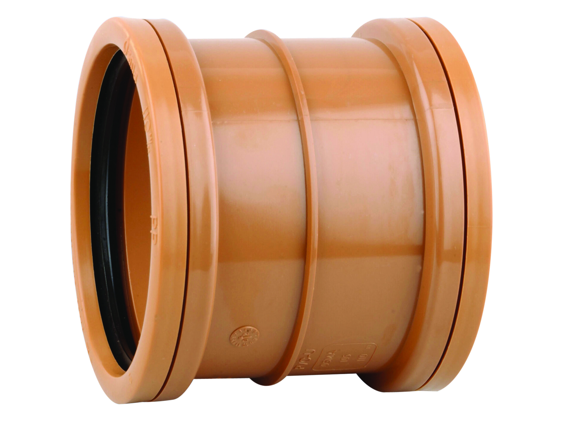Product image for Osmadrain Double Socket Slip Coupler 160mm 6D105