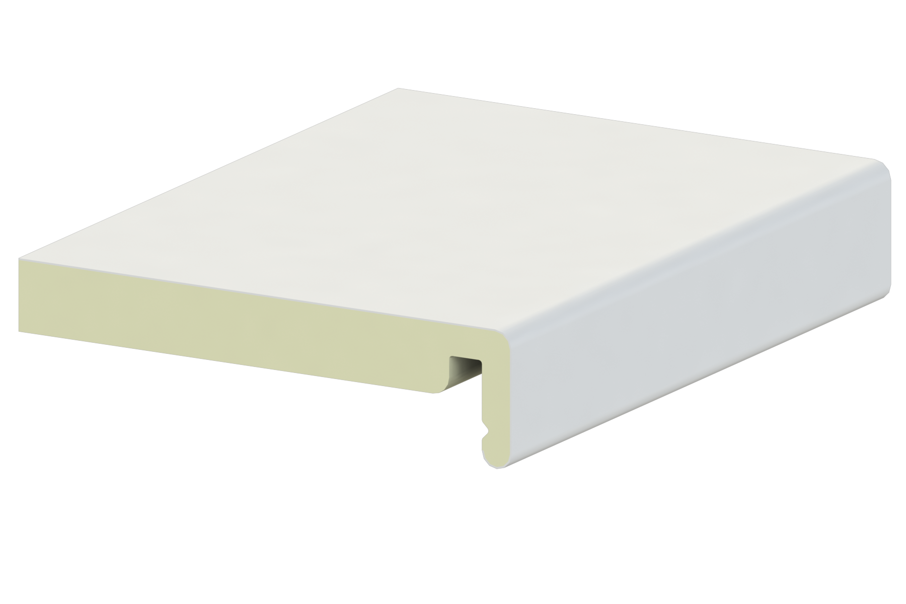 Product image for Liniar Box End White 454mm X 20mm