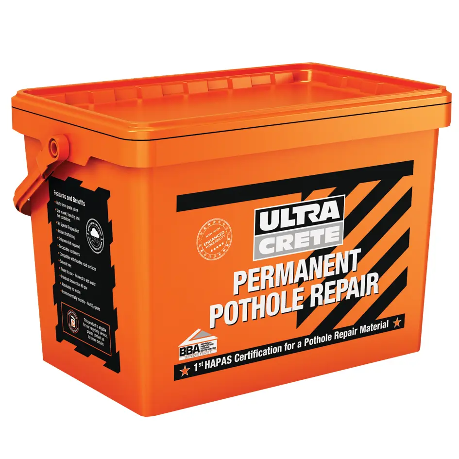 Image of Ultracrete Permanent Pothole Repair Tub 25kg