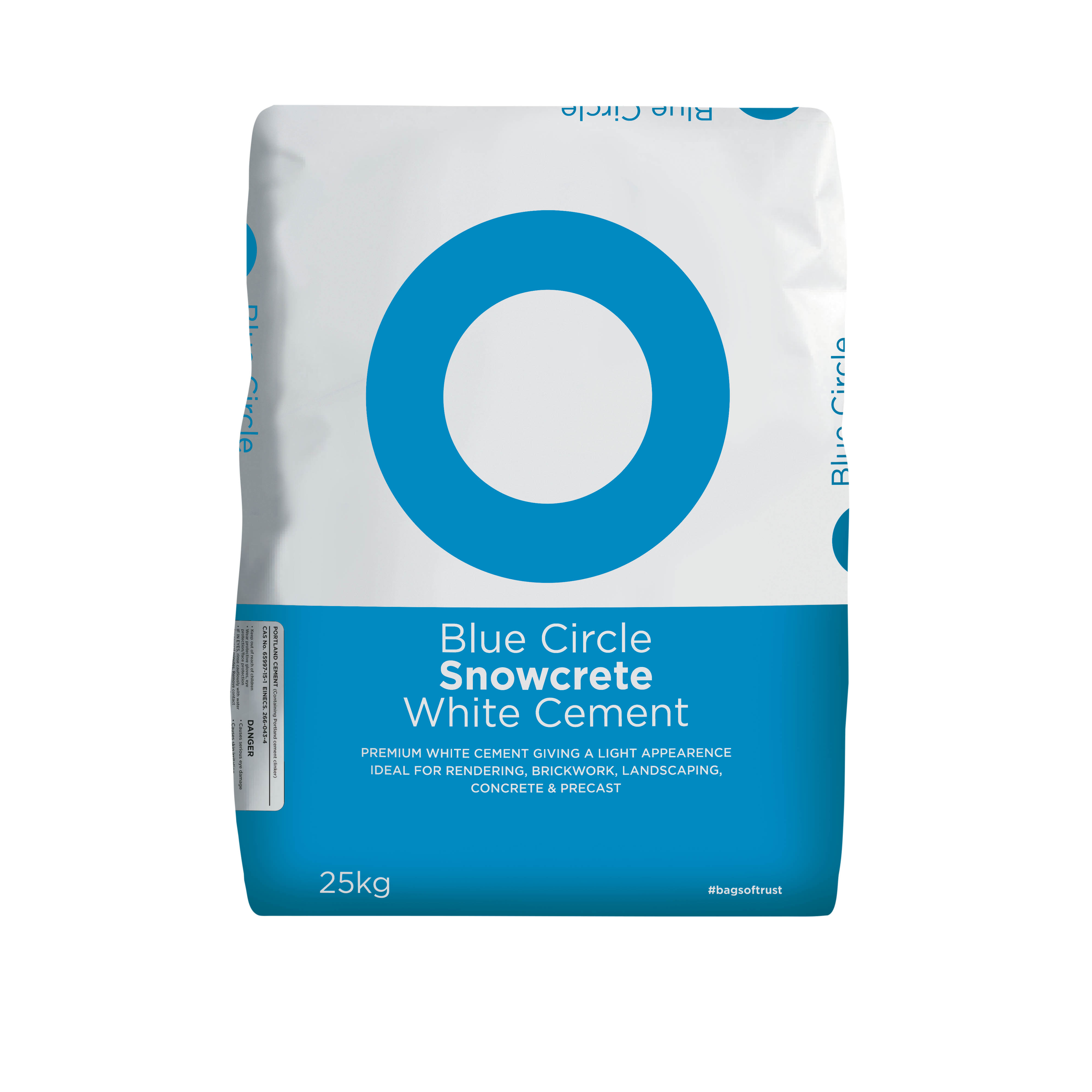 Image of Blue Circle Snowcrete White Cement 25kg