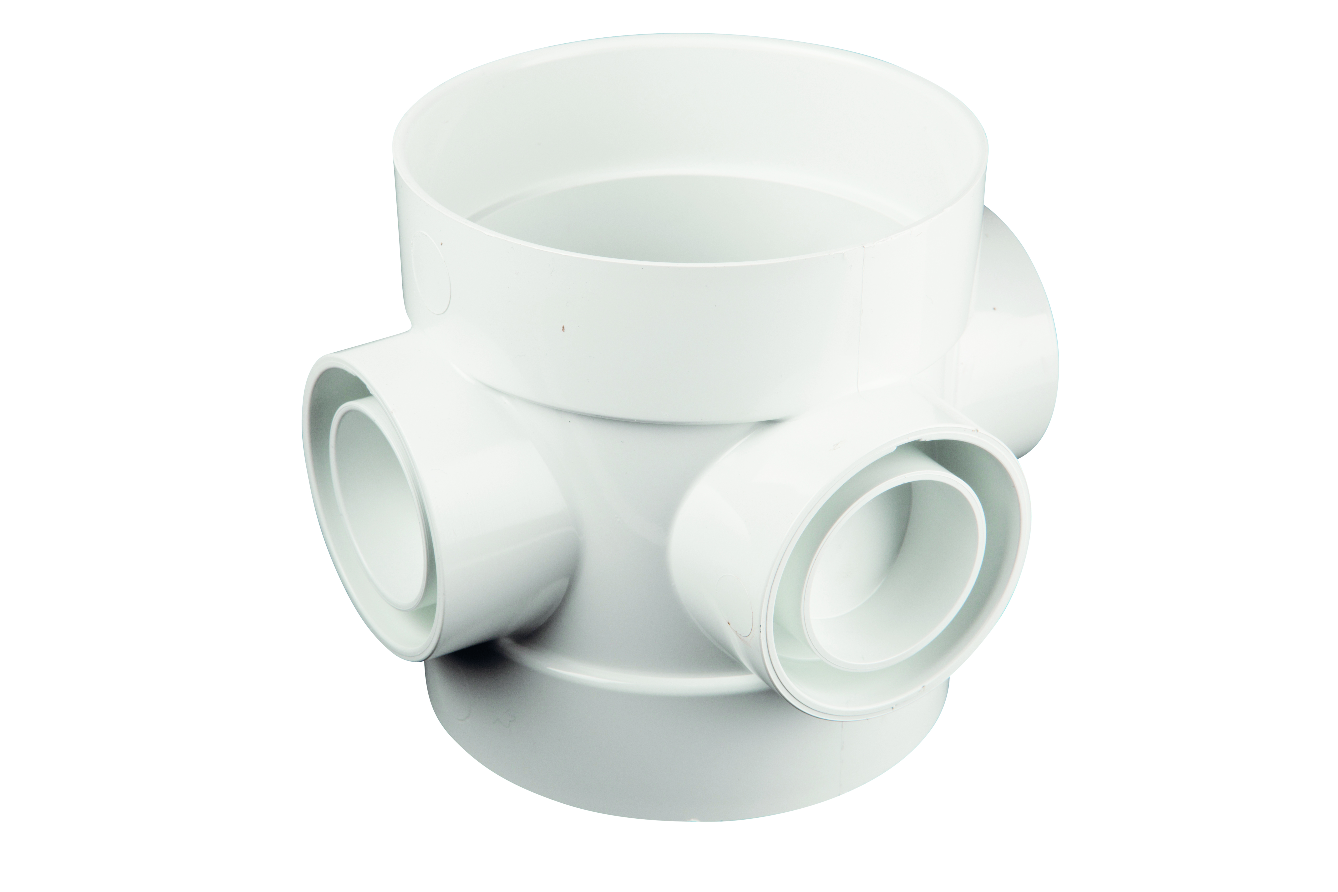 Image of Wavin Osmasoil D/SW Short Bossed Pipe 110mm White