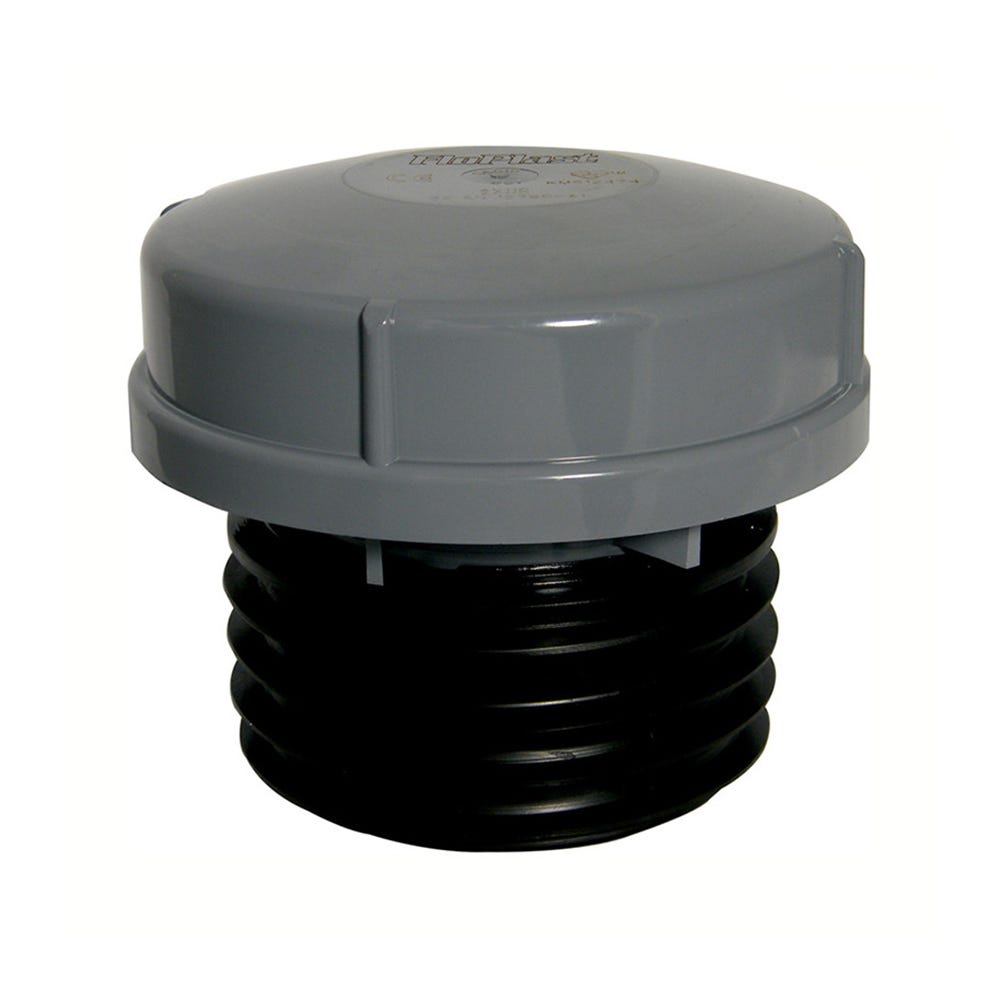 Product image for 110mm FloPlast Push-Fit Air Admittance Valve Black
