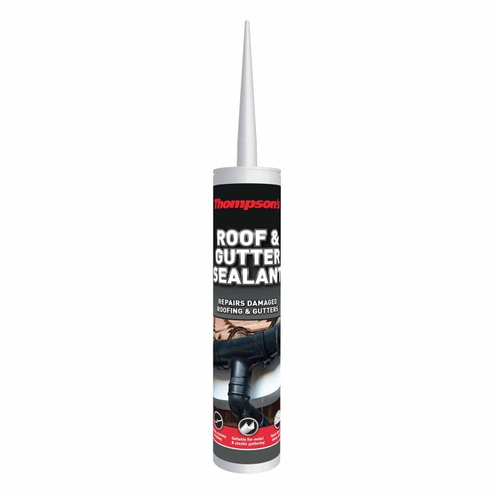 Product image for Thompsons Roof & Gutter Sealant Black 310ml