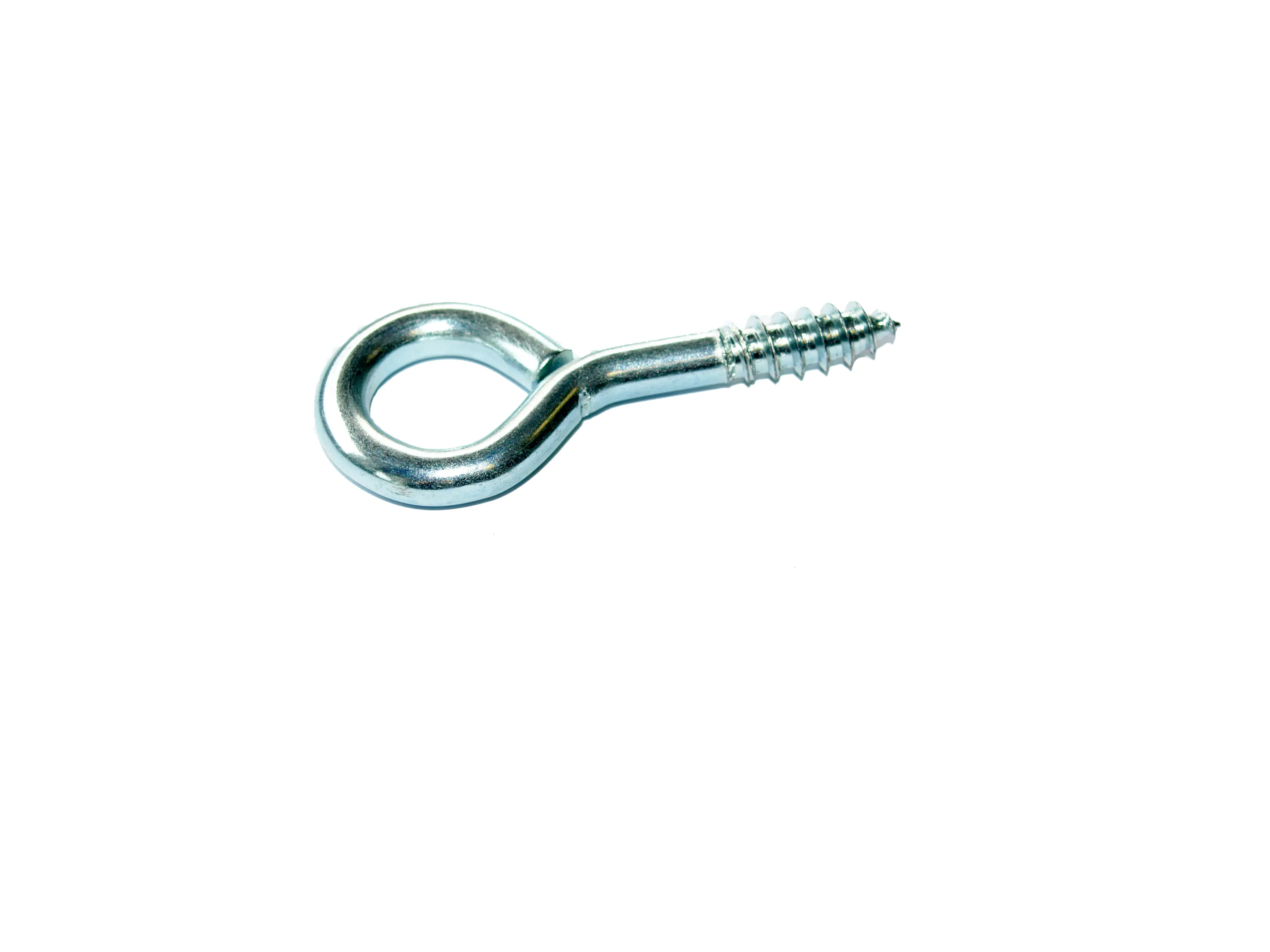 Product image for 4TRADE Screw Eyes Zinc Plated Pack Of 4 55mm X 8g