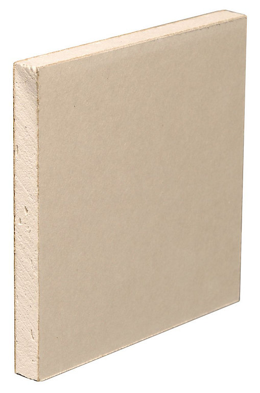 Product image for Gyproc Handiboard Square edge Plasterboard, (L)1.22m (W)0.6m (T)12.5mm