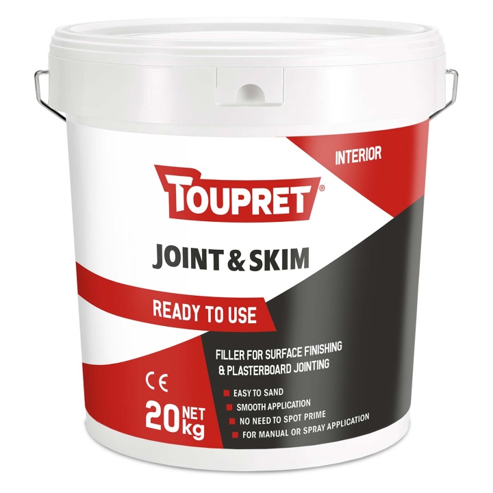 Product image for Toupret Joint & Skim Ready Mixed Filler 20kg